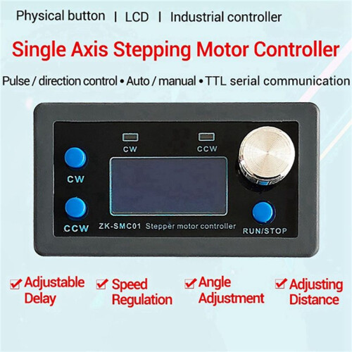 3X 42 57 Stepper Motor Controller Positive Reverse Angle Pulse Speed Control Board Programmable PLC Serial Communication 1