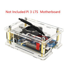 3X per Orange Pi 3 LTS Custodia nel Acrilico Trasparente Custodia Protettiva per Orange Pi 3 LTS Senza Ventola