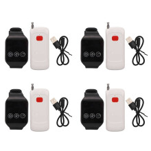 4X Wireless Caregiver Pager Wireless Nurse Call System Alert Button Waterproof for Home Hospital