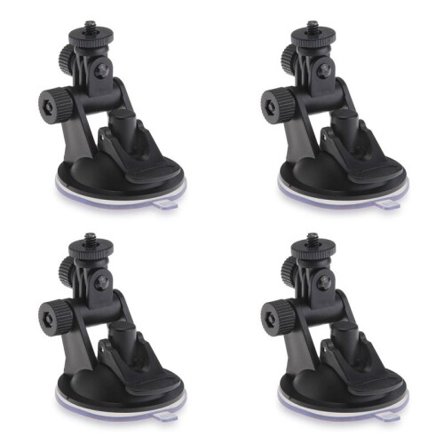 4X Support A Ventouse Fixation Holder Voiture pour Camera pour  Hero GPS