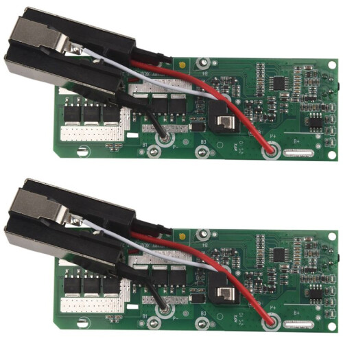 2X Li-Ion Battery Charging Protection Circuit Board PCB Replacement for  18V P108 RB18L40 Multimeter Multitool