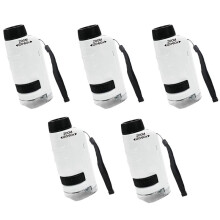 5X Minilabsters Miniscope Kids, Labsters Portable Microscope, Labsters Portable Microscope (White)
