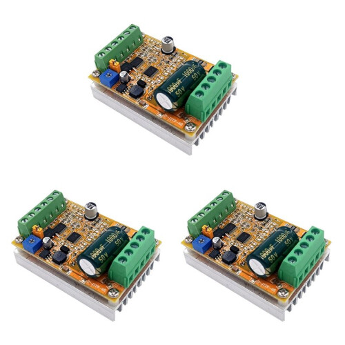 3X 6-60V BLDC Three Phase  Brushless Motor Controller 400W PWM Hall Motor Control Driver Board(Without Hall) 1