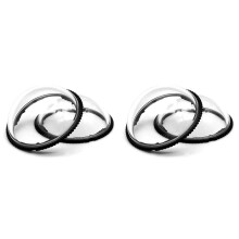2X Suitable for Insta360x4 Rotating Pc Lens Protector 360x4 Protective Cover Accessories A