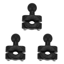 3X Rail Mount 1 Inch Car Headrest Motorcycle Scooter Rearview Mirror Stem Bar Mount for Gar Min