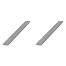 2X Silicone Stove Space Covers, Heat Resistant Oven Space Filler Seals Space Between Stovetop and Counter Grey