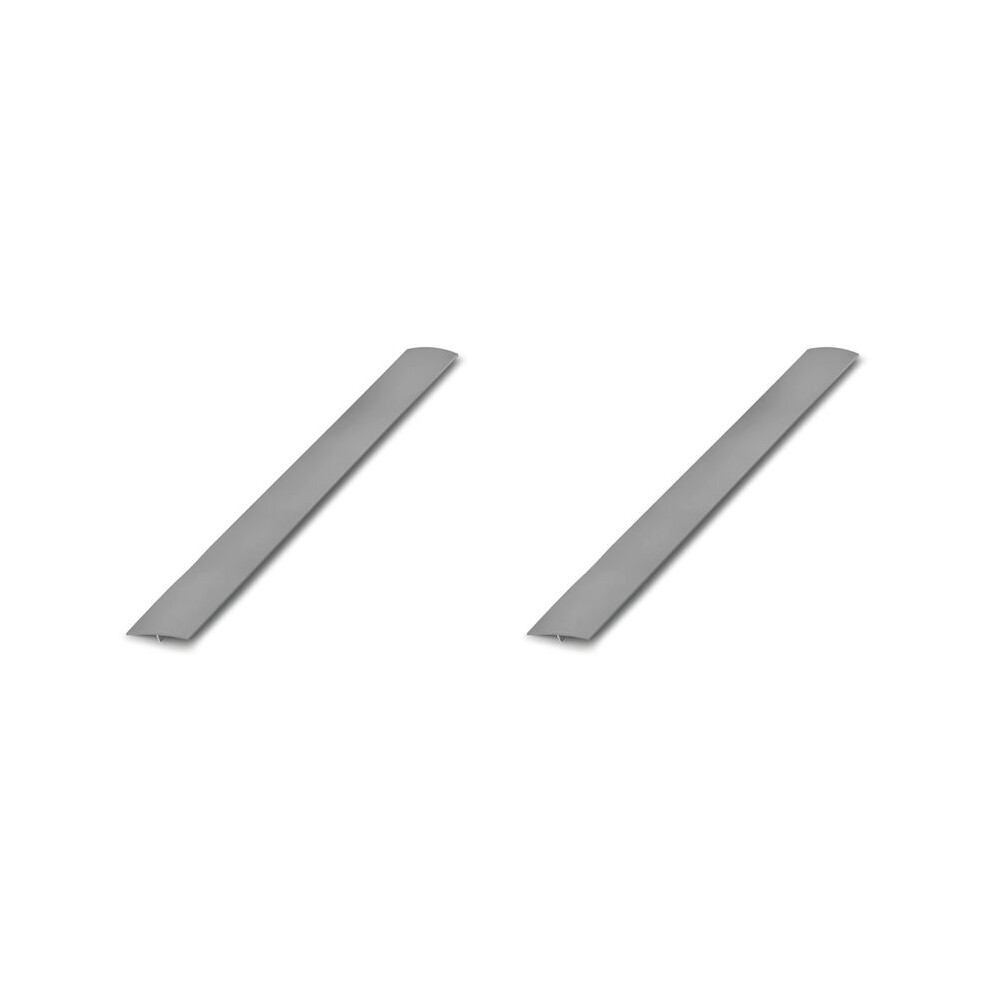 2X Silicone Stove Space Covers, Heat Resistant Oven Space Filler Seals Space Between Stovetop And Counter Grey 6034107138391