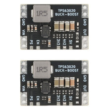 2X XL63020 TPS63020 Bateria de Lítio USB Boost Buck Automático Step Down Module Microcontrolador Power Low Ripple 4.2V