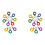 20Pcs 13.56MHZ CUID Keyfobs CUID Changeable MF S50 1K IC Keys Keyfobs Token Tags NFC Clone Copy Block 0 UID Writable 1