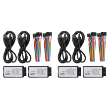 4 Sets USB Logic Analyzer 24MHz 8 Channel 24M/Seconds Logic Analyzer Debugger for ARM FPGA Logic Analyzer Logic 24M 8CH