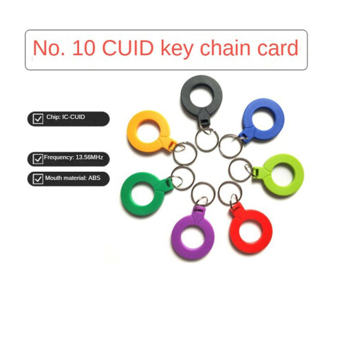20Pcs 13.56MHZ CUID Keyfobs CUID Changeable MF S50 1K IC Keys Keyfobs Token Tags NFC Clone Copy Block 0 UID Writable 1