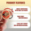 2X Driver Board Module XHP70 6V LED 5A Constant Current Driver Board 22mm Input Voltage 6-12.6V Flashlight Accessories 7