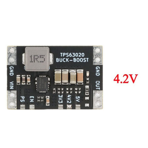 2X XL63020 TPS63020 Lithium Battery USB Automatic Boost Buck Step  Down Module Microcontroller Power Low Ripple 4.2V 1