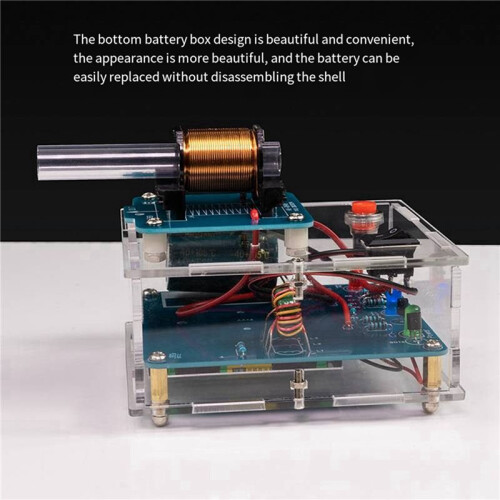 2X Electromagnetic Cannon DIY Kit Long-Range Projectile High-Voltage Coil Boost Circuit Board Production A 1