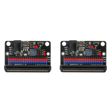 Carte D'Extension 2 Pièces pour Extension Microbit GPIO Python IO : Bit 5 V avec Buzzer Passif Intégré