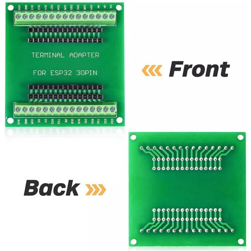 6X ESP32 Expansion Board 30Pin GPIO Breakout Board Compatible with 30 Pins ESP32 Development Board