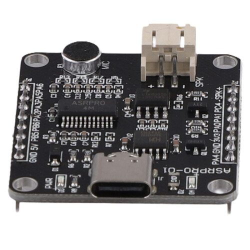 2X ASR-PRO Development Board 4M Flash-Geheugen Spraakherkenningsmodule Development Board (Pin Header Al Gelast) 1