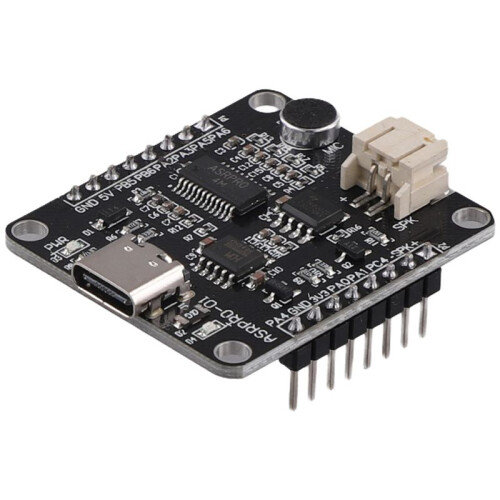 2X ASR-PRO Development Board 4M Flash-Geheugen Spraakherkenningsmodule Development Board (Pin Header Al Gelast) 2