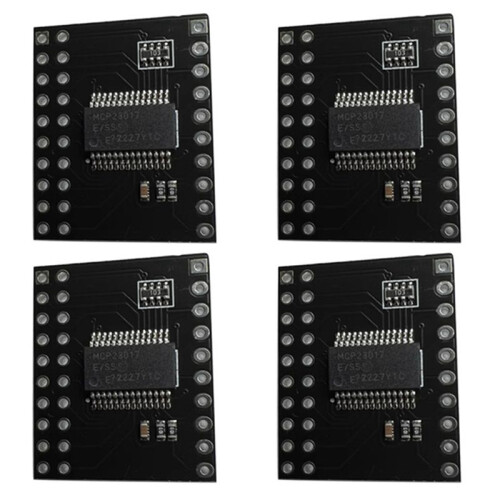 4Pcs MCP23017 Serial Interface Module IIC I2C SPI Bidirectional 16-Bit I/O Expander Pins Serial Interface Module