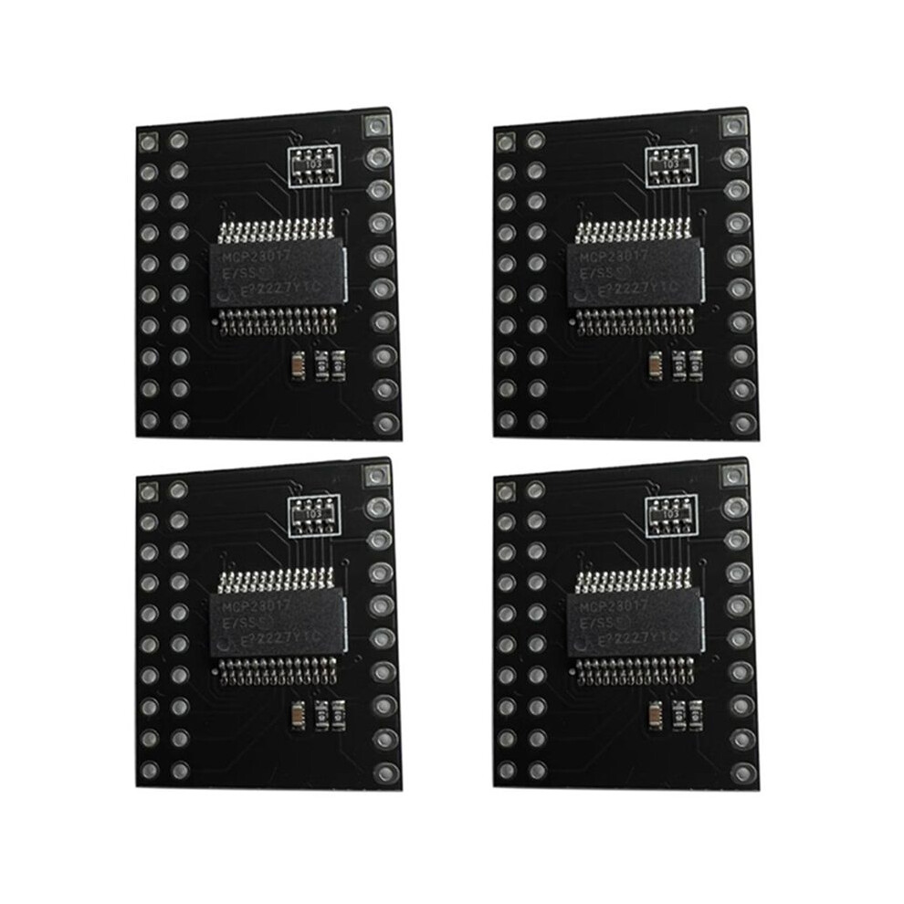 4Pcs Mcp23017 Serial Interface Module Iic I2c Spi Bidirectional 16-Bit I/O Expander Pins Serial Interface Module 6134130663775