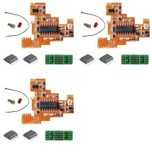 3X SI4732 V6.8 FPC Module+2x 2M Expansion Chip for Quansheng UVK5 K6 Shortwave Full Band/Single Sideband Reception