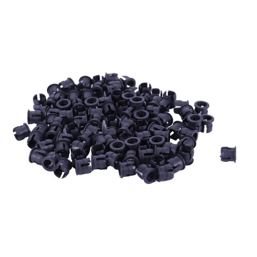 2000 Pieces Black Plastic 5mm LED Clip Holder Display Panel Mount Cases 1