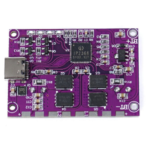 4X IP2368 Bidirectional 100W Fast Charging Module Buck-Boost Type-C Interface 4S Lithium Battery Fast Charging Board 1