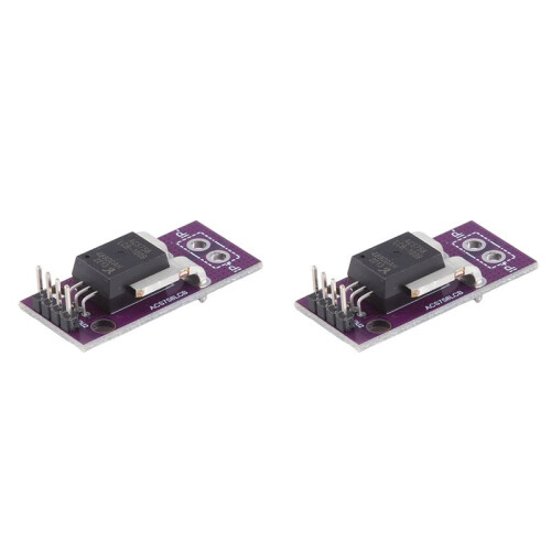 2X ACS758 ACS758LCB-050B Current Module Linear Hall Current Sensor PFF-T Current Detection 3-5V 100A