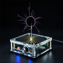 Bobina de Música , Altavoz de Plasma de Arco, Modelo de Juguete de Escritorio para Experimentos Científicos, Bobina de 8 Enchufes de EE. UU.