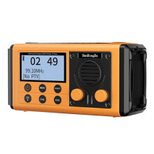 HanRongDa HRD-907 Radio Awaryjne z Korbką Słoneczną, Radio Pogodowe Awaryjne, DAB/SW/AM/FM Przenośne 10000 MAh