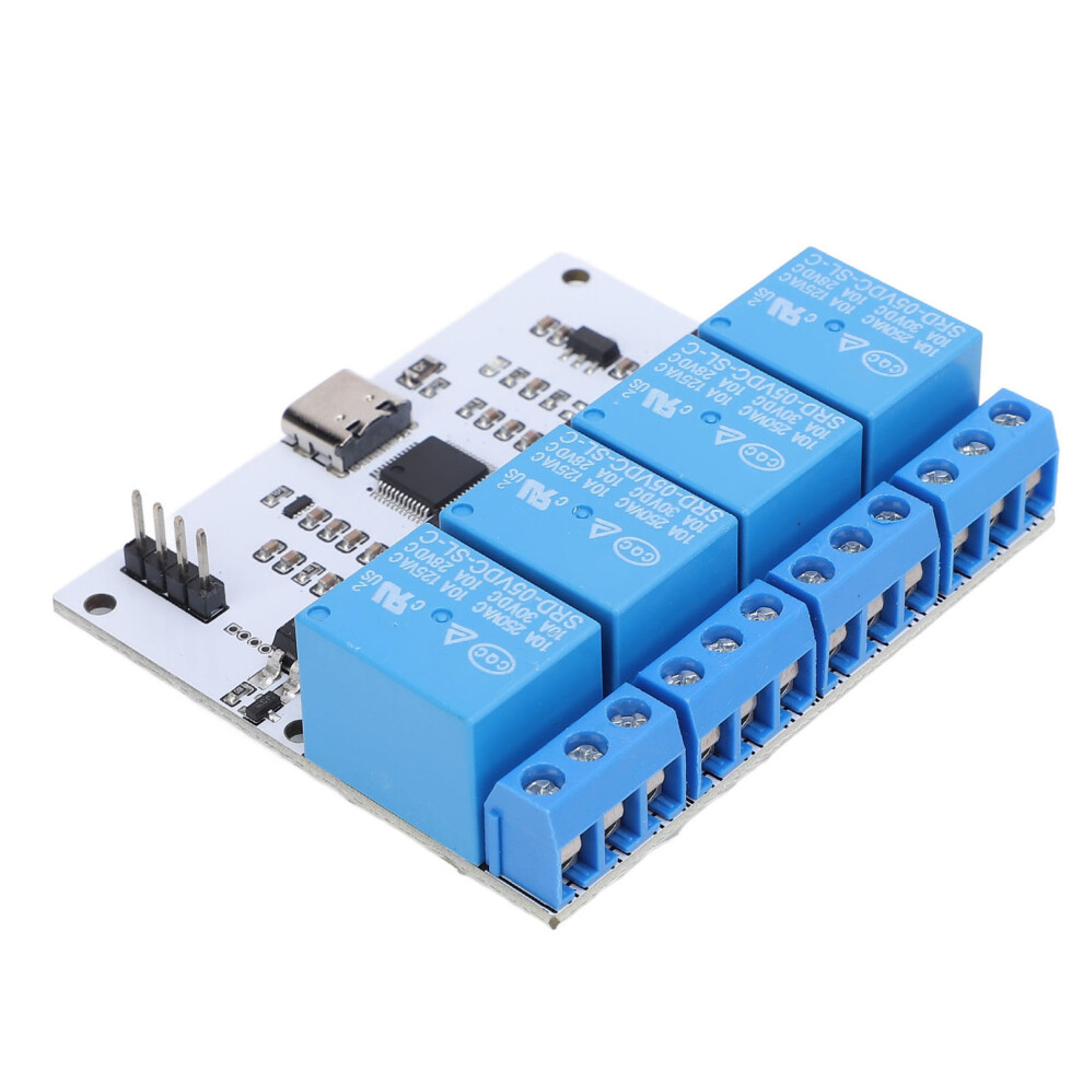 4-Channel Usb-C 340 Relay 5V 10A 250Vac/30Vdc 7901384043054
