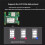 Para Raspberry Pi 5 CLB AI DP Kit para Raspberry Pi AI Kit PCIE para M.2 Placa de Expansão Hailo-8 CLB AI Developer Kit 8