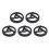 5PCS Vinyl Record Adapter 38mm 7in 45RPM Turntable Phonograph Technicas E56D 1