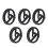 5PCS Vinyl Record Adapter 38mm 7in 45RPM Turntable Phonograph Technicas E56D 4