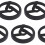 5PCS Vinyl Record Adapter 38mm 7in 45RPM Turntable Phonograph Technicas E56D 5