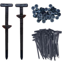 Heavy Duty SelfLocking Nylon Cable Ties for Automotive, UV Resistant Weatherproof Zip Ties (100)