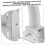 Adjustable Outdoor Antenna Mounting Bracket 2pcs WallMounted Pole for Wireless CPE 5