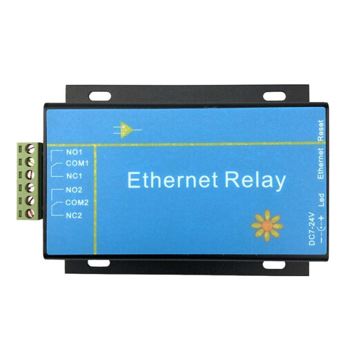 2 Way Ethernet Network Relay Module Ip Remote Access Controller Intelligent  Home Industrial Grade Support Modbus
