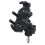 Motorcycle Fork Stem Phone Mount with Vibration Dampener, Adjustable Motorcycle Cellphone Holder Screw Mount - M10 1