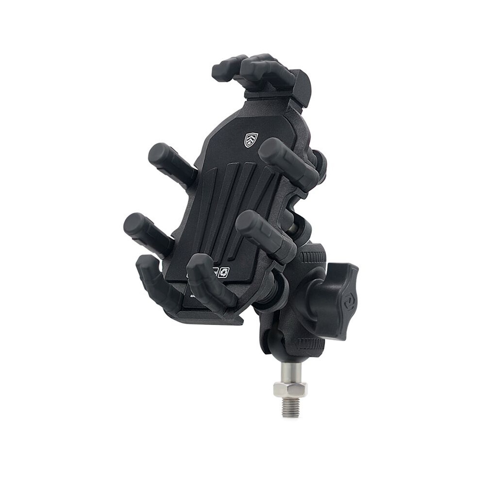 Motorcycle Fork Stem Phone Mount With Vibration Dampener, Adjustable Motorcycle Cellphone Holder Screw Mount - M8 4712562036187