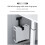 Universal PC Case Holder Adjustable Host Box Stand Versatile Under Desk or Wall Side Mount, Cpu Stand Lift White 2