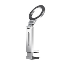 Universeller Magnetischer Telefonhalter Travel Essential, Flexible Drehung, Freihändige Flugzeug-Telefonhalterung für Smartphone-Silber