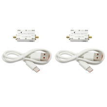 2Pc 50M-6GHz RF Low Noise Amplifier High-Gain LNA Drive Receiver System Signal Front LNA Signal Receiving Amplifier 20dB