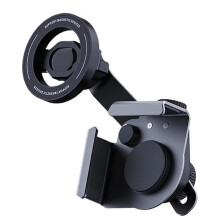 Adjustable Car Phone Cradle Dash Stand Support with Suction Cup Magnetic Bracket Automobile Mobile Phone Holder Cradle B