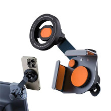 Adjustable Car Phone Cradle Dash Stand Support with Suction Cup Magnetic Bracket Automobile Mobile Phone Holder Cradle A