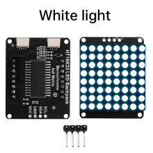 8X8 LED Matrix Module HT16K33 I2C Interface LED Dot Matrix Module Support Expansion Connection LED Electronic Screen C