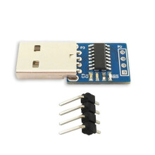 CH9329 Module Seriële Poort Naar Standaard USB HID-Toetsenbord en Muis Apparaatmodule Ondersteunt 12 Mbps Compatibel met USB V2.0