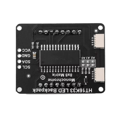8X8 LED Matrix Module HT16K33 I2C Interface LED Dot Matrix Module Support Expansion Connection LED Electronic Screen C 2