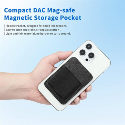 For Magnetic Mobile Phone Small Tail Decoder Storage Cover Magnetic Small Tail Decoder Bracket Bag Protective Cover A 1