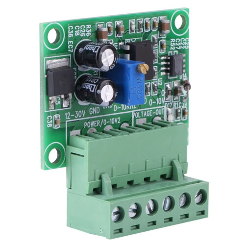 Frequency Conversion Voltage Converter 0-10V/5V F/V Digital to Analog Frequency Converter Interface Engraving Machine 1
